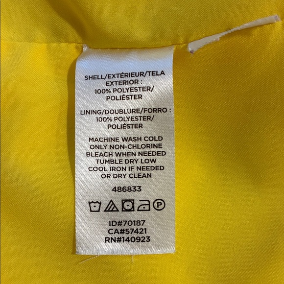 LOFT Yellow Floral Midi Dress - Picture 7 of 7